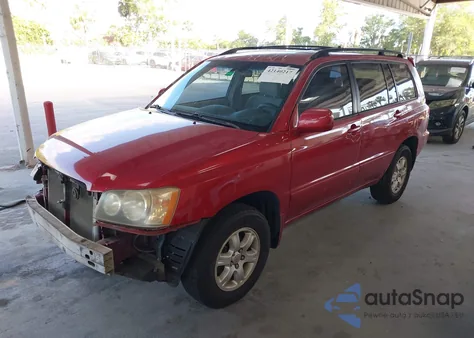 2002 Toyota Highlander V6 из США, поврежденный, VIN JTEGF21A020066403